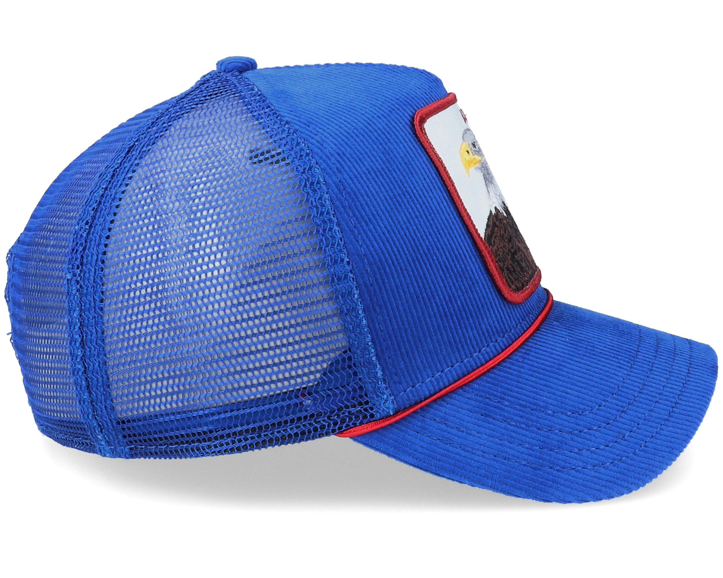 Blue Get Real Bro Trucker Hat 